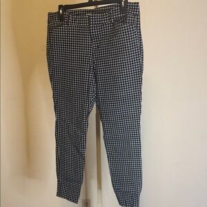 Old Navy Men's Navy and White Checkered‎ Chinos